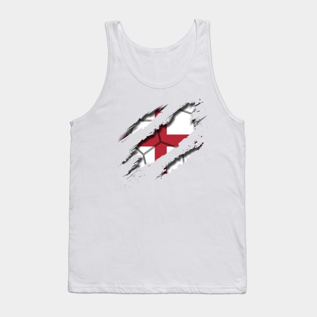 England Football Tank Top by blackcheetah